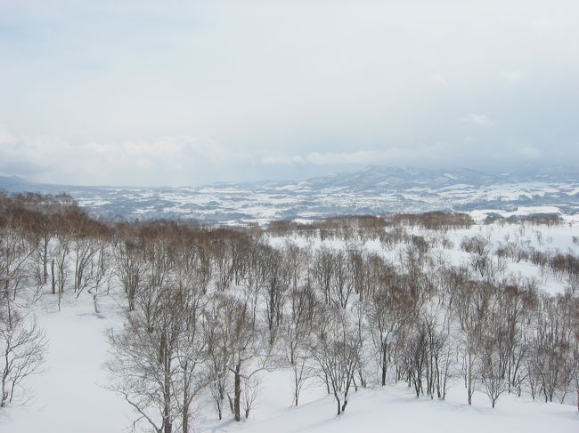 この日は天気はいいし、スキーには最高。<br />気持ちよかったな・・・！