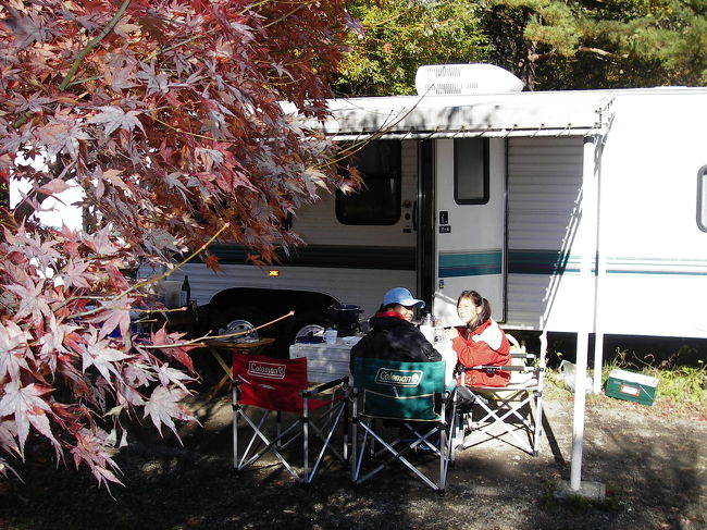 PICA冨士西湖のスタンダードトレーラーハウス・・・。<br />この施設はもう数十回と利用させていただいていますが環境と設備は申し分ないと思いますよ！