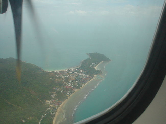 窓からのパンガン島の眺め