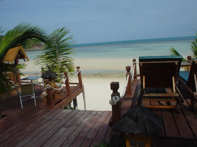 バンコクに戻る日。<br />SALAD BEACH RESORTから海を臨む。