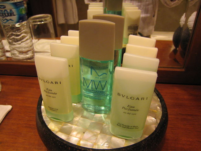 アメニティーはブルガリ製です。<br />良い香りがします。