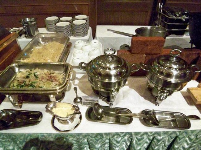 パスタの実演コーナー