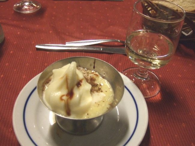 デザートは、ライスプディング＆アイス<br />お米の新感覚です☆