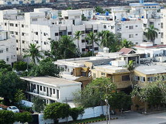 <br /><br />カラチの町もきれいにみえる