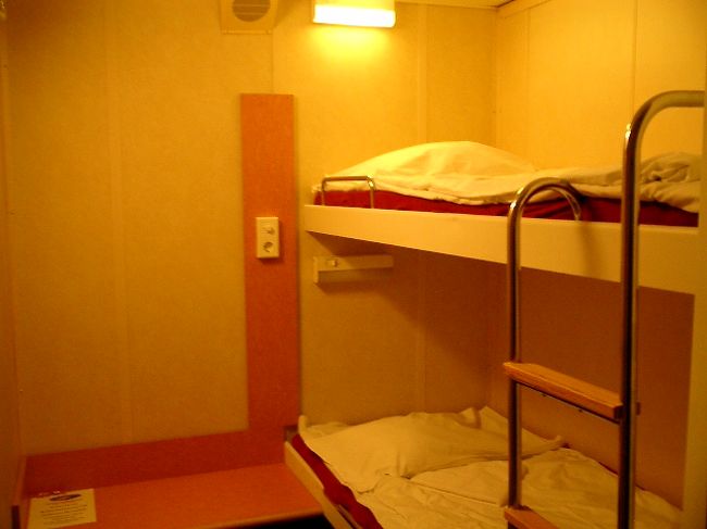 VIKING LINEにてタリンに向かいます。<br />Rosella号のキャビンC2Pの様子。