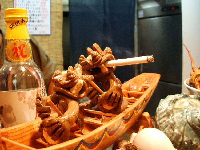 大将作、グレたシーサー(爆)。