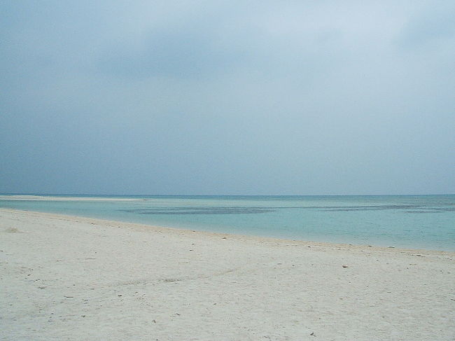 ちょっと足を伸ばして、てくてく歩いて行ってきました、コンドイビーチ♪真っ白な砂浜にコバルトブルーの海。夢にまで見た、南の島の図が、そこにはありました。