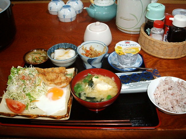 朝ご飯もボリュームたっぷり(^-^)でも美味しくて美味しくて、ご飯おかわりしちゃった♪さ、今日は晴れ☆腹も満ちたし、動き倒すぜえええo(≧∀≦)o↑↑