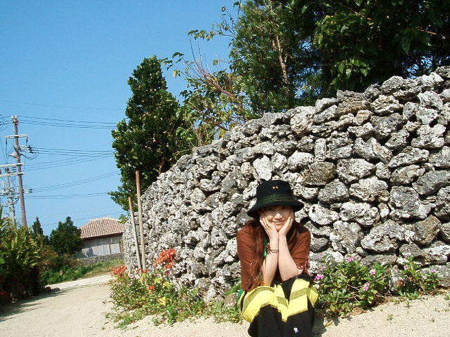 石垣に沿って、ぐんぐんお散歩♪ヤバいぐらい気持ちい〜☆