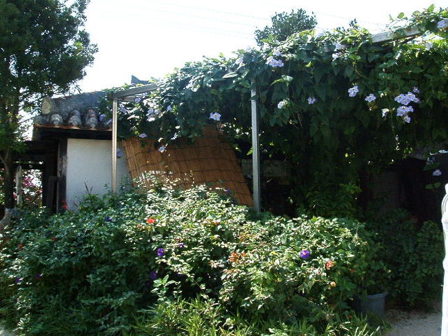 のはら荘のオーナーに車で送ってもらって、念願の泉屋にチェックイン♪咲き乱れる花々のお庭は圧巻！！
