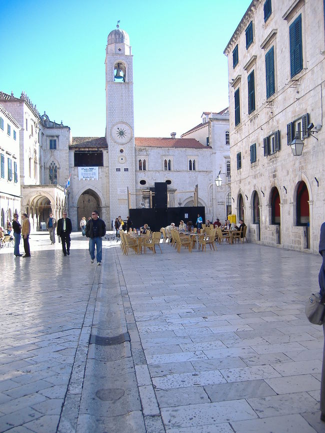 ドブロクニクの旧市街の中