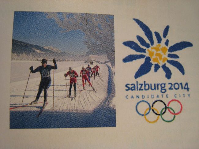 機内誌。<br />2014年はオーストリアのザルツブルグで冬のオリンピックをやるらしい。