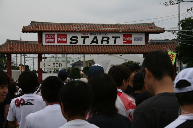 さあスタートです。<br />スタートの合図はしたものの、なかなか進めず。