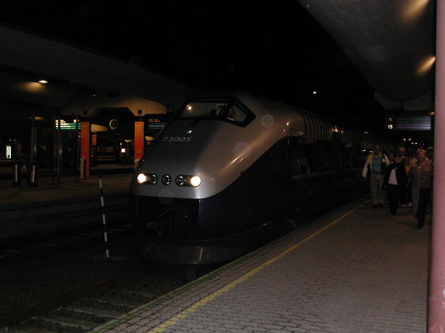 *ｵｽﾛ到着*<br />ﾊﾞｽはVossに到着､急行に乗りまたまた5時間以上の旅｡<br />へとへとです｡<br />老後に来る際にはﾍﾞﾙｹﾞﾝから行こう｡