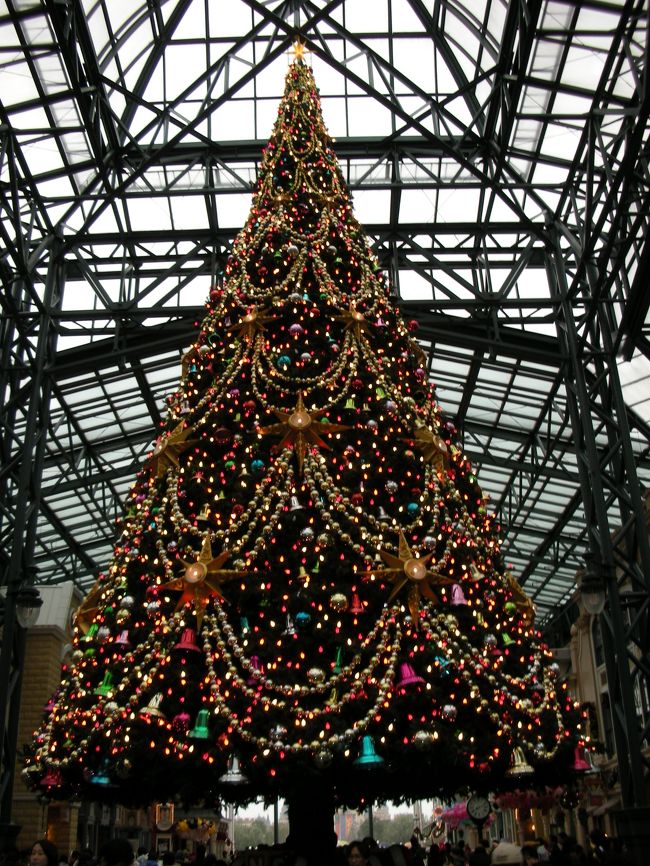 ディズニーランドのクリスマスツリーです。