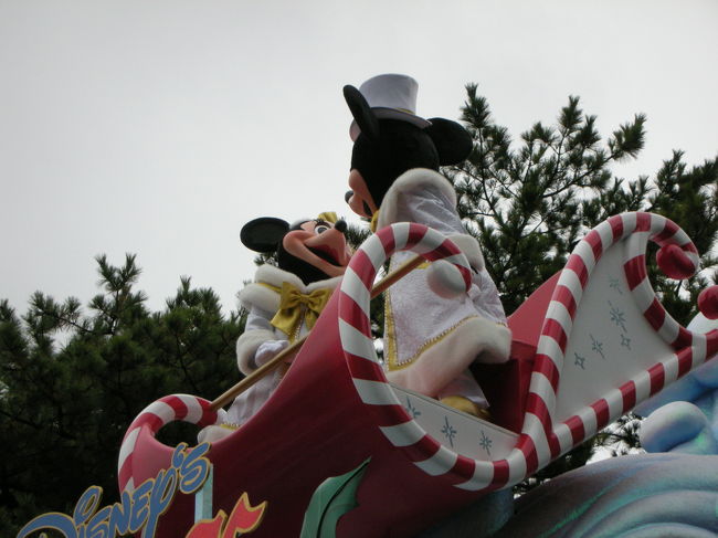 今まで行った中で、一番近くでパレードを見ることが出来ました！