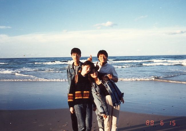 秋だったので泳ぐことは出来ませんでした。