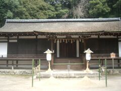 宇治上神社本殿 拝殿