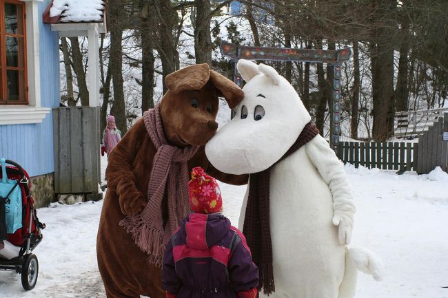 ムーミン＆スニフ　　仲良しこよし♪