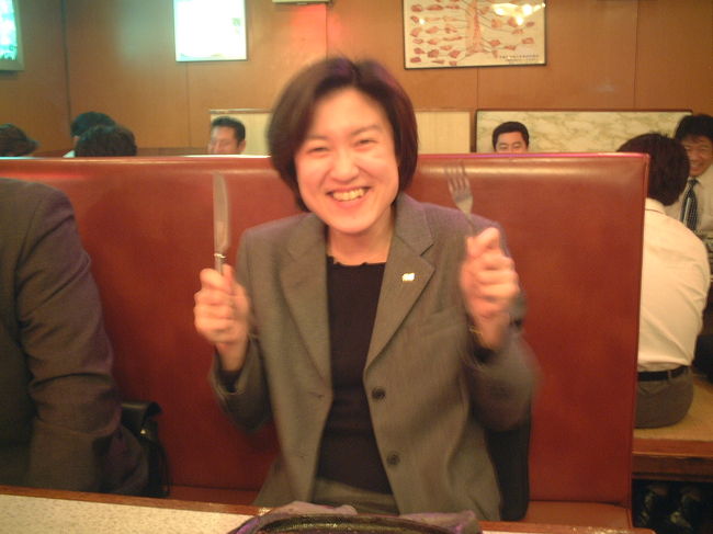 ステーキ完食！