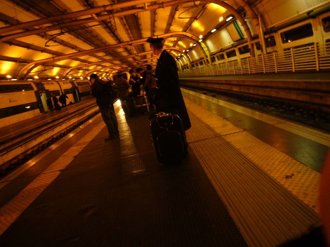 １２時間のフライトを経て<br />念願のローマ到着！<br />空港からテルミニ駅まで<br />Leonardo Expressで直通