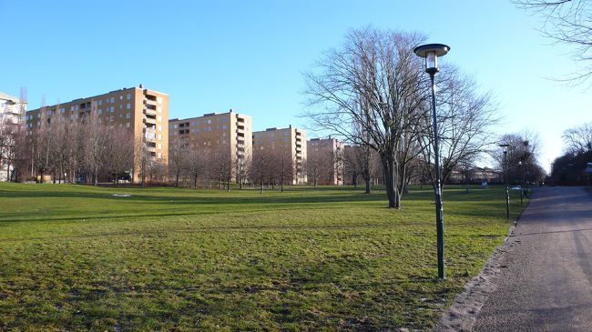 今日はこの旅６日目にしてようやく青空。散歩に行きます。