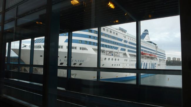 シリヤラインのターミナルに到着。こっちはヘルシンキ行きの豪華な方。