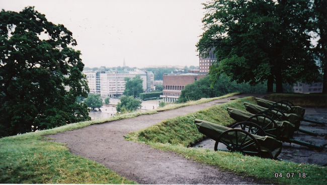 　アーケシュフース城の大砲