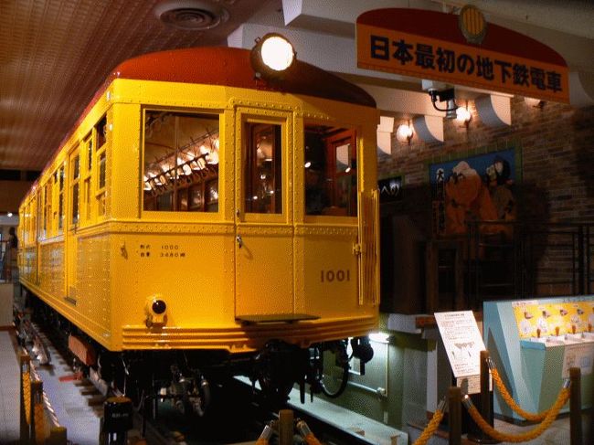 ４．地下鉄博物館 東洋初の地下鉄車両 地下鉄運転シュミレーター 東京