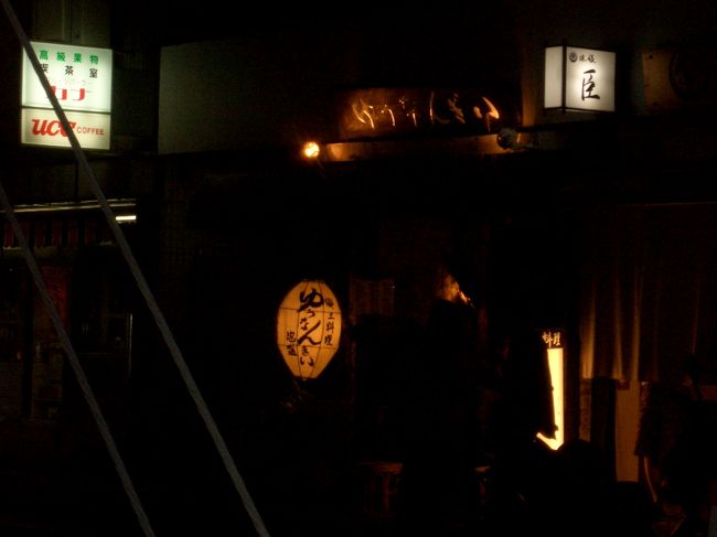 夜はやっぱり沖縄料理。<br />『ゆうなんぎい』へ。<br />もうお店は満席でした。