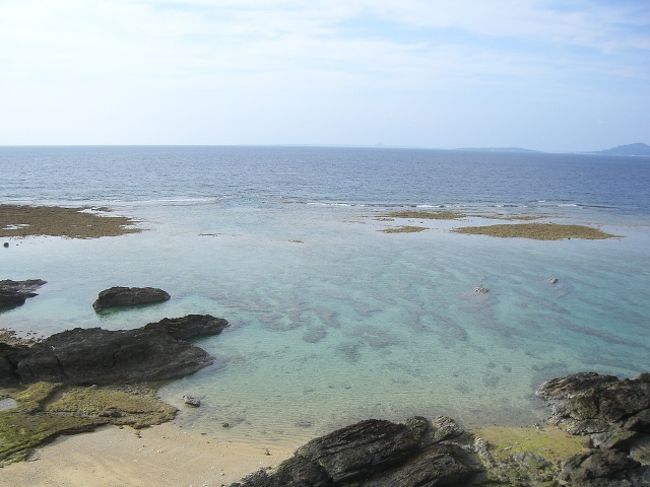 ホテル前の　みゆきビーチ<br /><br />２階の部屋のベランダからの眺めです。