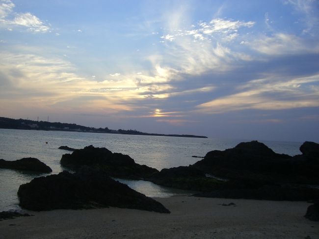 ベランダから見た夕焼けです。