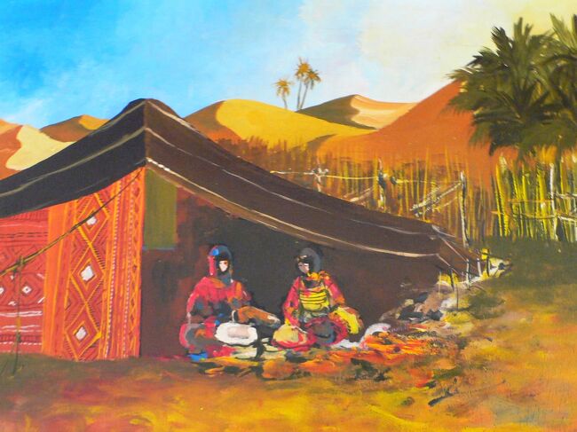 今回の旅で一番の心配事は杞憂に終わった。<br />３日待って人が集まらなければ諦めようと思い旅程の最初にドゥーズをもってきていたのである。<br /><br />写真は部屋に飾ってあった絵<br />