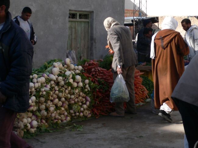 一番活気があった野菜通り