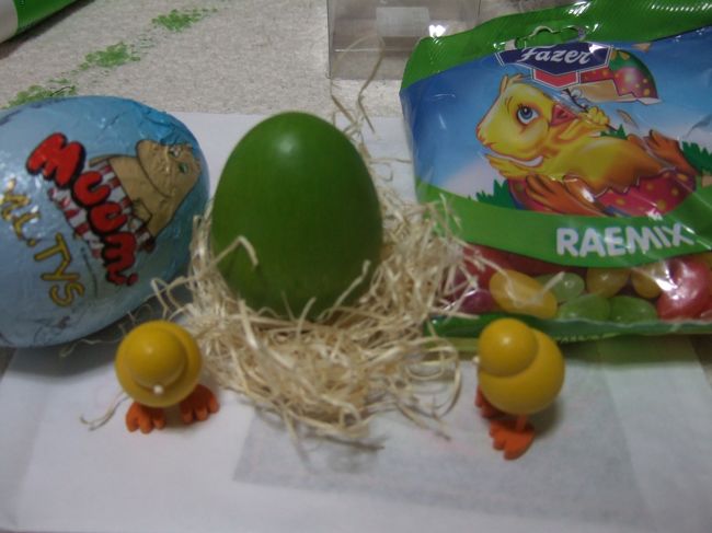 　エアポートリムジンに乗るまでの間、中央郵便局へ。半年前にはみられなかったものがいっぱい売っていてニコニコ。<br />　写真真ん中のアーリッカのイースターにちなんだ卵やひよこも郵便局の売店で買っちゃった。