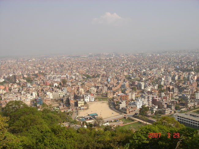 カトマンズの街並み