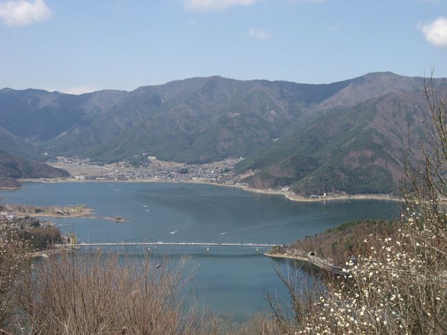 【天上山公園カチカチ山ロープウェイ?】<br /><br />　河口湖方面は雲がなくて綺麗なんだけどなぁ〜