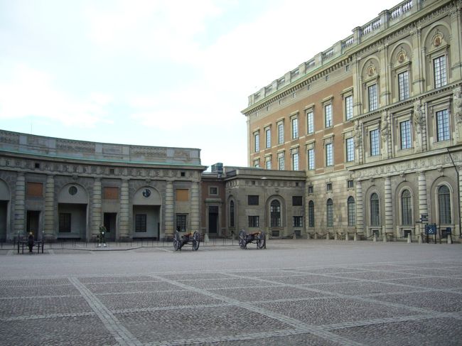 ストックホルムの王宮前の広場。