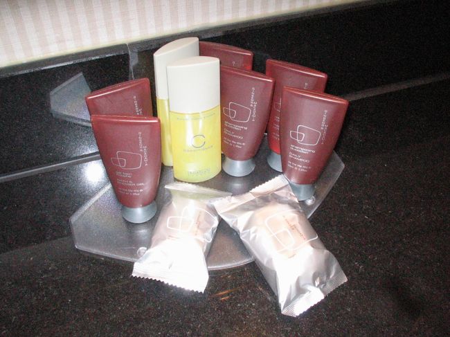 アメニティも前の２ホテルとは比べものにならないほど。