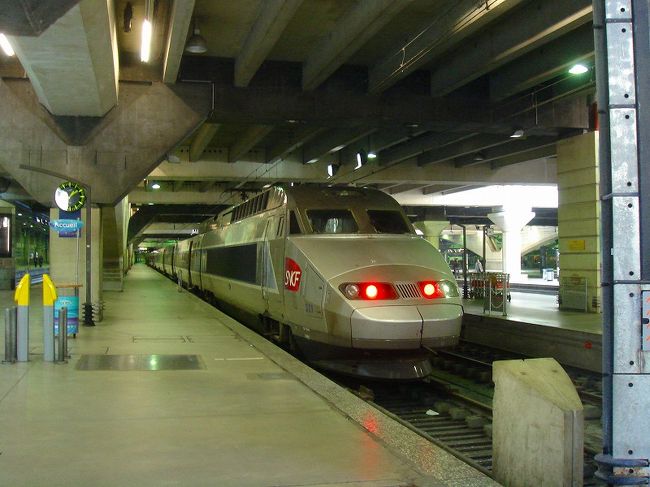 明日乗る予定のTGVです。