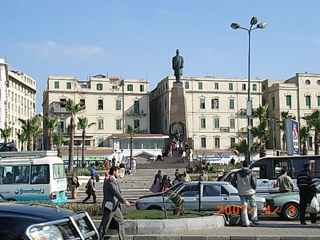 アレキサンドリアの街並。<br />ヨーロッパみたいで綺麗です。