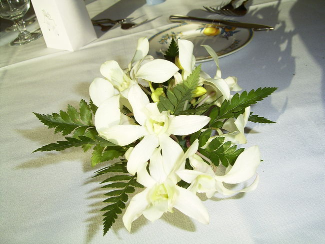 テーブルのお花