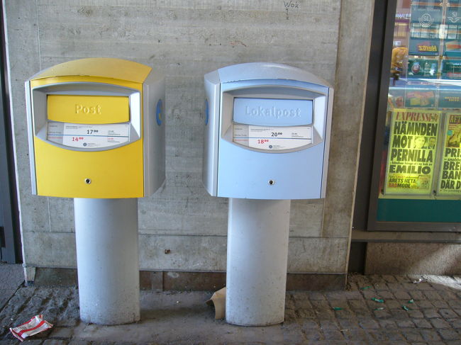 この淡い色！町並みに溶け込んでいます。