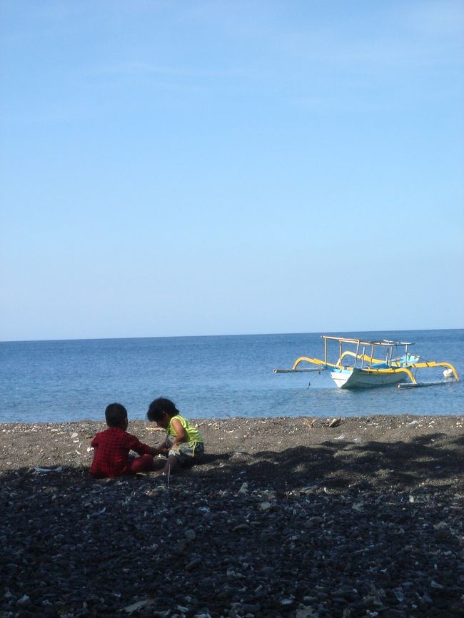 ここにも、地元の家族が。