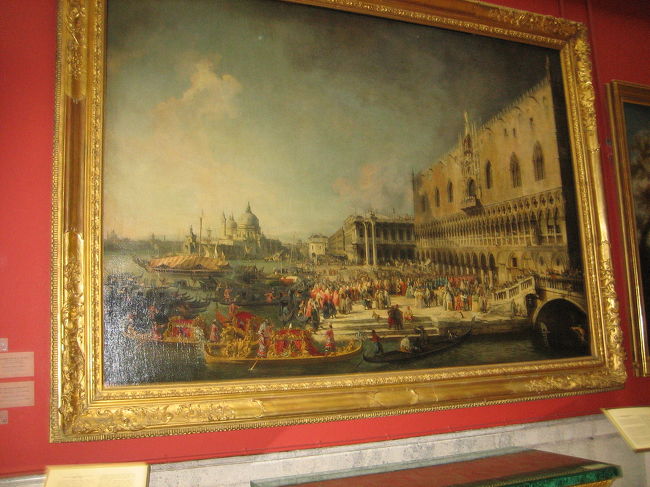カナレット：　「フランス大使のヴェネツィア到着」