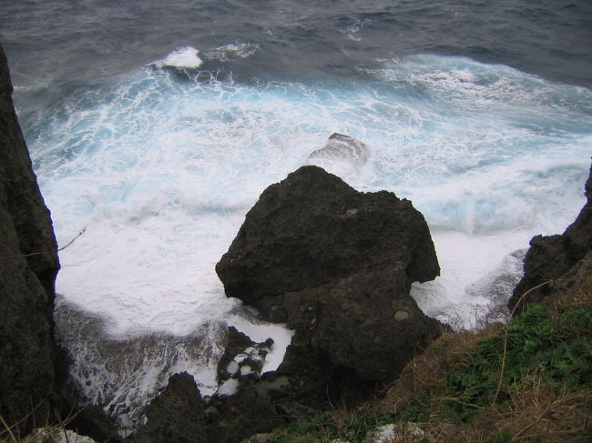 波は荒かった...