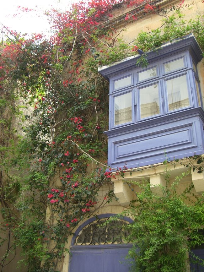 ナッシャー界隈の住宅。マルタで見た美しい出窓の中のひとつ。<br />