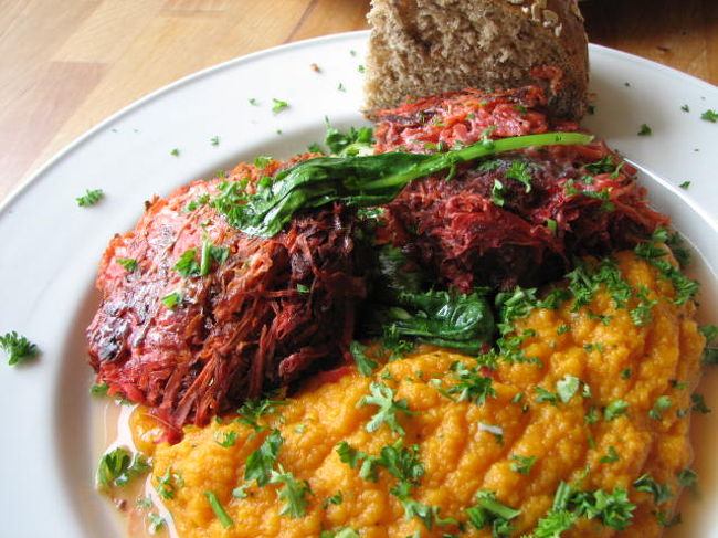 根菜のザワークラフト。<br />ベジタリアン向け。