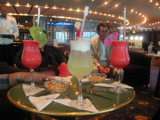 ツアーのパーティにて