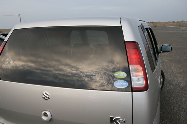 旅の間、お世話になるレンタカーくん。